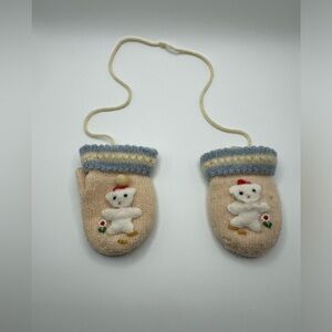 Vintage baby mittens